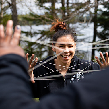 Une participante à Cirkaskina